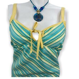 Mossimo striped and floral reversible summer dress